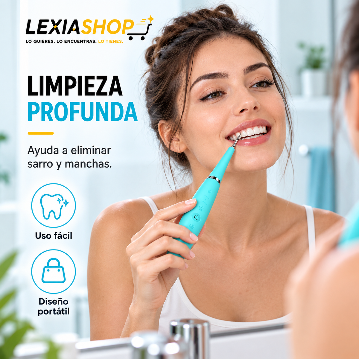 CleanSonic™ │ Raspador Dental Ultrasónico – Limpieza Bucal en Casa