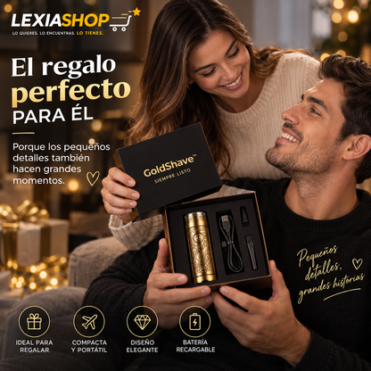 GoldShave™ | Mini Afeitadora Eléctrica Portátil