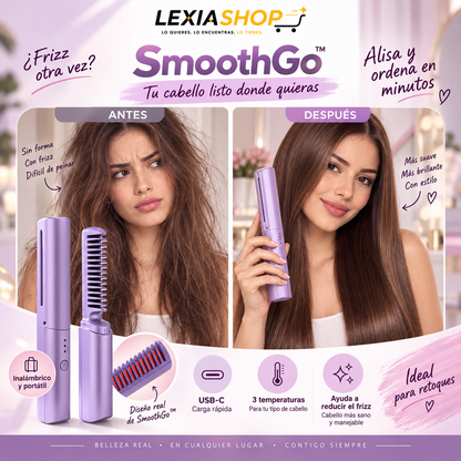 SmoothGo™ | Mini Cepillo Alisador Inalámbrico
