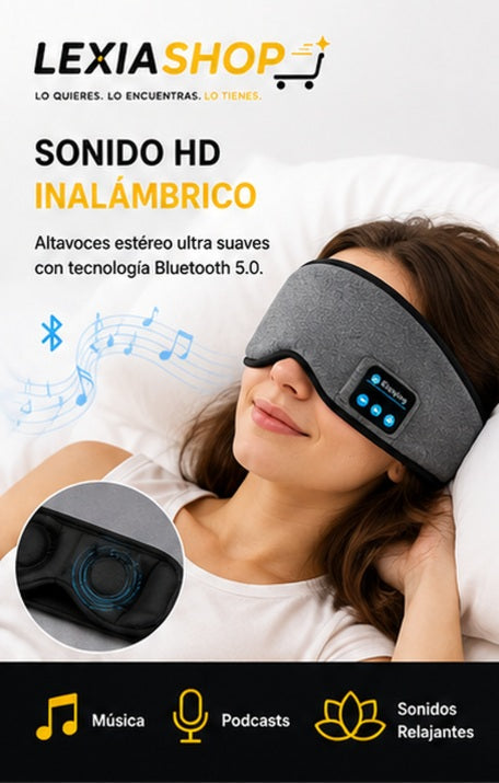 DreamBeat™ | Antifaz Bluetooth Recargable