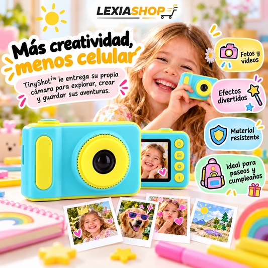 TinyShot™ | Mini Cámara HD para Niños
