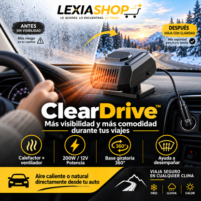 ClearDrive™ | Ventilador y Calefactor 2 en 1