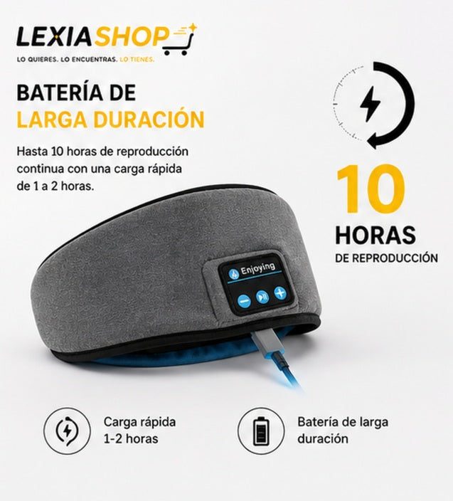 DreamBeat™ | Antifaz Bluetooth Recargable