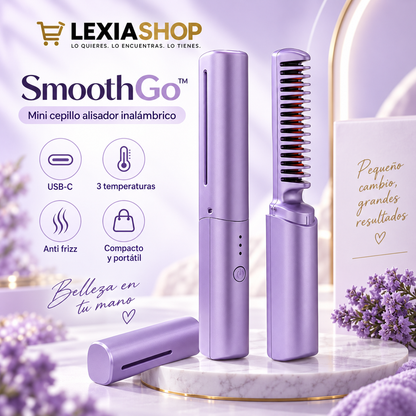 SmoothGo™ | Mini Cepillo Alisador Inalámbrico