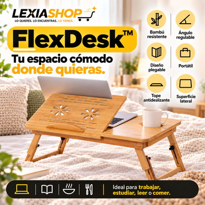 FlexDesk™ | Escritorio Plegable para Notebook