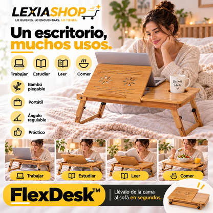 FlexDesk™ | Escritorio Plegable para Notebook