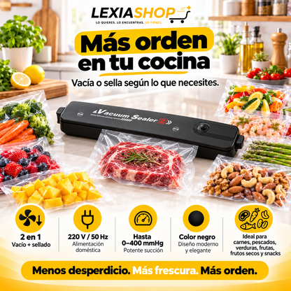 FreshLock™ | Selladora al Vacío 2 en 1