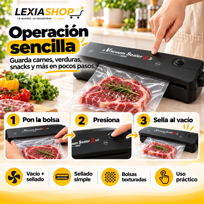 FreshLock™ | Selladora al Vacío 2 en 1