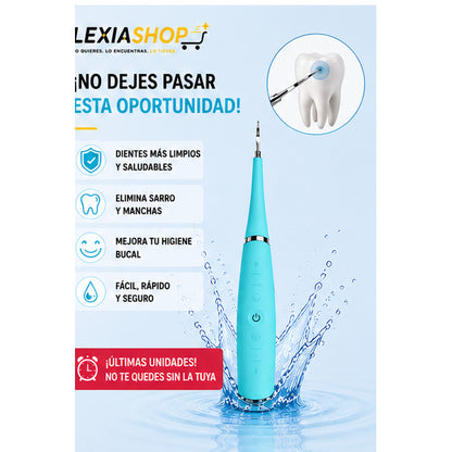 CleanSonic™ │ Raspador Dental Ultrasónico – Limpieza Bucal en Casa
